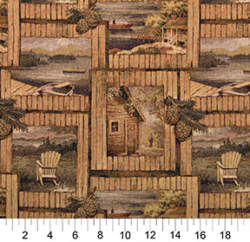 Image of 1001 Rustic showing scale of fabric