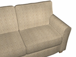 10015-04 fabric upholstered on furniture scene