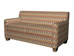10028-01 fabric upholstered on furniture scene