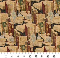 Image of 1008 Library showing scale of fabric