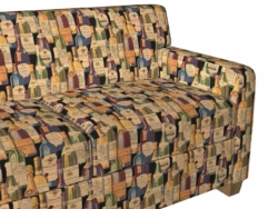 1009 Wine Cellar fabric upholstered on furniture scene