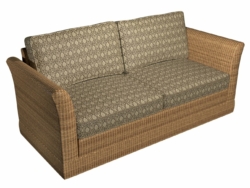 10138-01 fabric upholstered on furniture scene