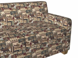 1014 Aspen fabric upholstered on furniture scene