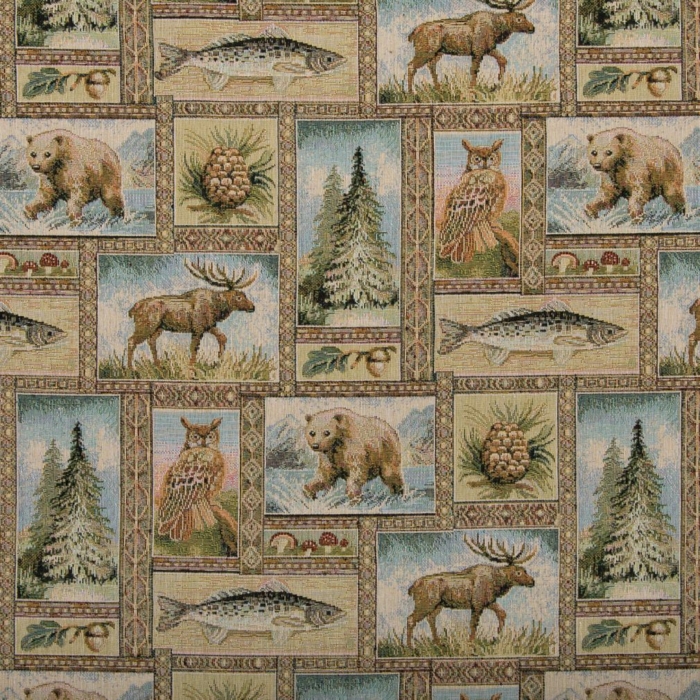 1023 Yellowstone upholstery fabric by the yard full size image