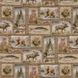 1024 Woodland upholstery fabric by the yard full size image