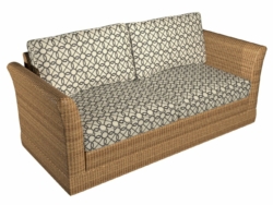 10610-01 fabric upholstered on furniture scene