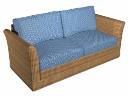 10760-04 fabric upholstered on furniture scene