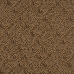 1124 Cocoa Fan upholstery fabric by the yard full size image