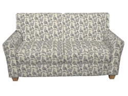 1191 Persian Blue fabric upholstered on furniture scene