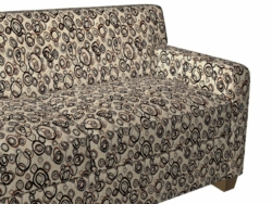 1313 Onyx Sphere fabric upholstered on furniture scene