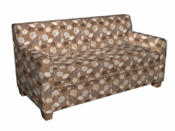 1373 Nutmeg Bloom fabric upholstered on furniture scene