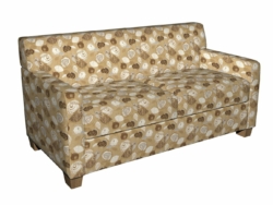 1379 Sand Bloom fabric upholstered on furniture scene