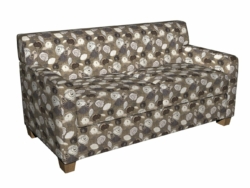 1380 Teak Bloom fabric upholstered on furniture scene