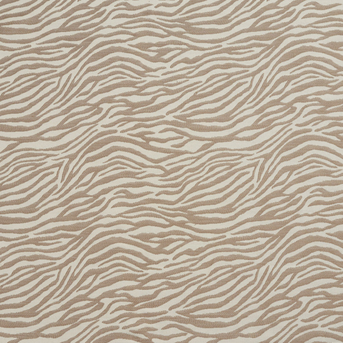 1590 Zebra/Taupe upholstery fabric by the yard full size image