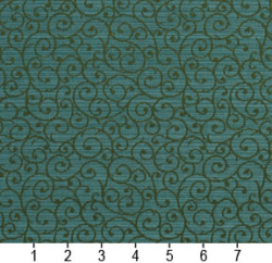 Image of 1758 Peacock showing scale of fabric