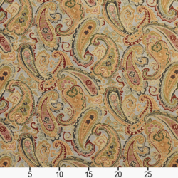 Image of 1970 Heather Paisley showing scale of fabric