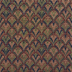 1973 Merlot Fan upholstery fabric by the yard full size image