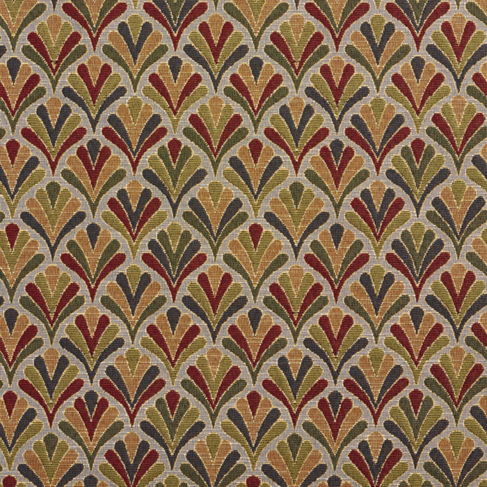 1974 Heather Fan upholstery fabric by the yard full size image