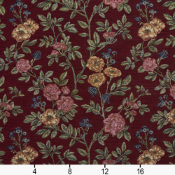 Image of 1977 Merlot Bouquet showing scale of fabric