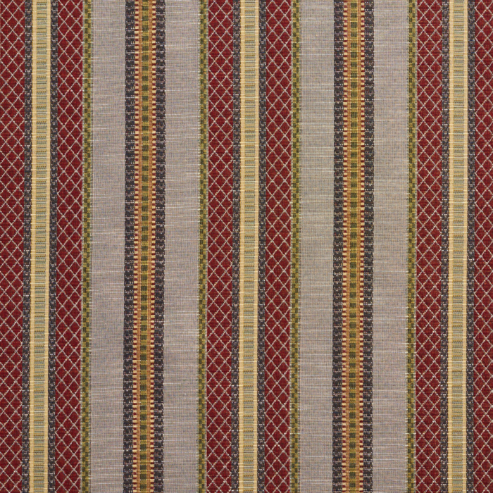 1986 Heather Stripe upholstery fabric by the yard full size image