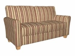 1988 Ecru Stripe fabric upholstered on furniture scene