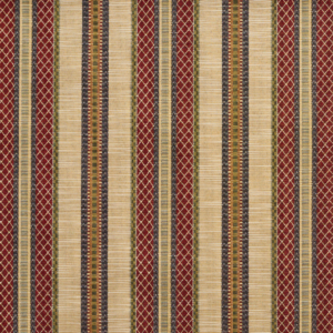 1988 Ecru Stripe upholstery fabric by the yard full size image