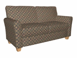 1991 Navy fabric upholstered on furniture scene