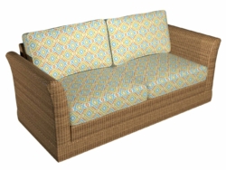 2039 Citrus fabric upholstered on furniture scene
