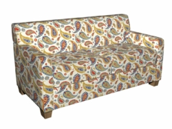 20490-02 fabric upholstered on furniture scene