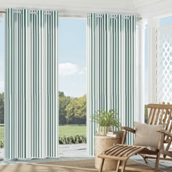 2488 Forest Canopy drapery fabric on window treatments