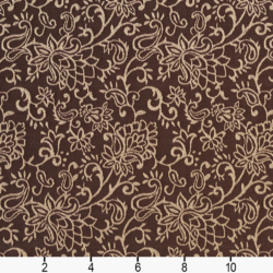 Image of 2603 Sable/Garden showing scale of fabric