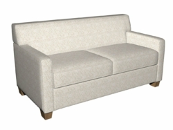 2605 Linen/Garden fabric upholstered on furniture scene