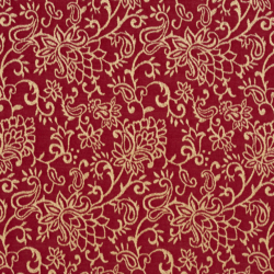 2607 Crimson/Garden upholstery fabric by the yard full size image