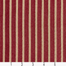 Image of 2616 Crimson/Stripe showing scale of fabric