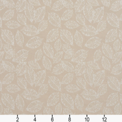 Image of 2623 Linen/Leaf showing scale of fabric