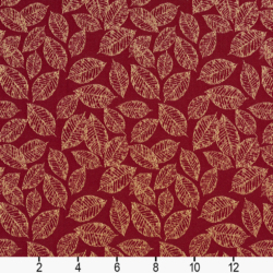 Image of 2625 Crimson/Leaf showing scale of fabric
