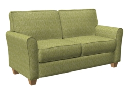 2631 Fern/Paisley fabric upholstered on furniture scene