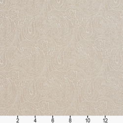 Image of 2632 Linen/Paisley showing scale of fabric