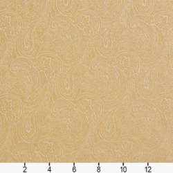 Image of 2635 Flax/Paisley showing scale of fabric