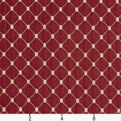 Image of 2652 Crimson/Diamond showing scale of fabric