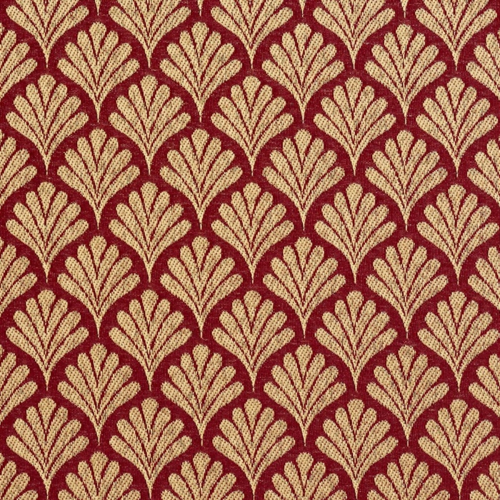2661 Crimson/Fan upholstery fabric by the yard full size image