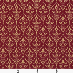 Image of 2670 Crimson/Cameo showing scale of fabric