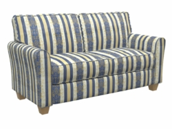 3280 Vintage fabric upholstered on furniture scene