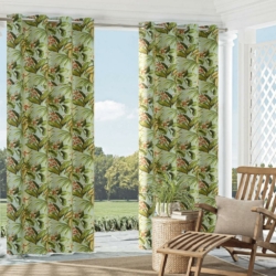 3426 Jamaica drapery fabric on window treatments