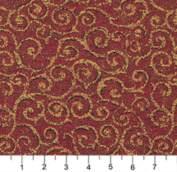 Image of 3768 Pomegranate showing scale of fabric