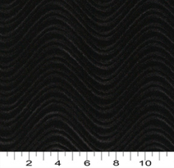 Image of 3843 Black Swirl showing scale of fabric