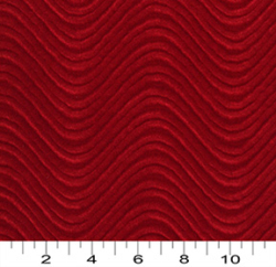 Image of 3851 Red Swirl showing scale of fabric