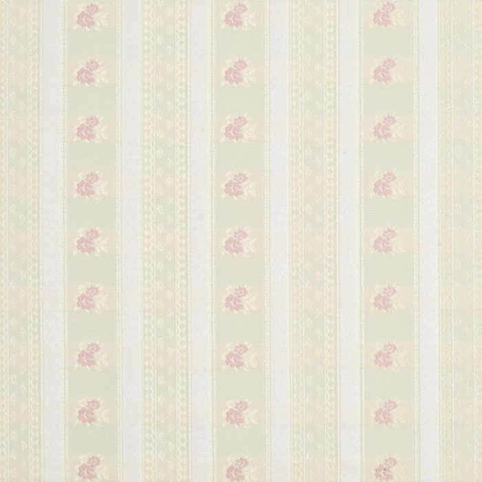 4125 Rose Stripe upholstery fabric by the yard full size image