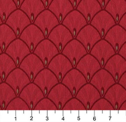 Image of 4302 Ruby Fan showing scale of fabric