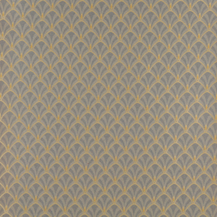 4304 Chambray Fan upholstery fabric by the yard full size image